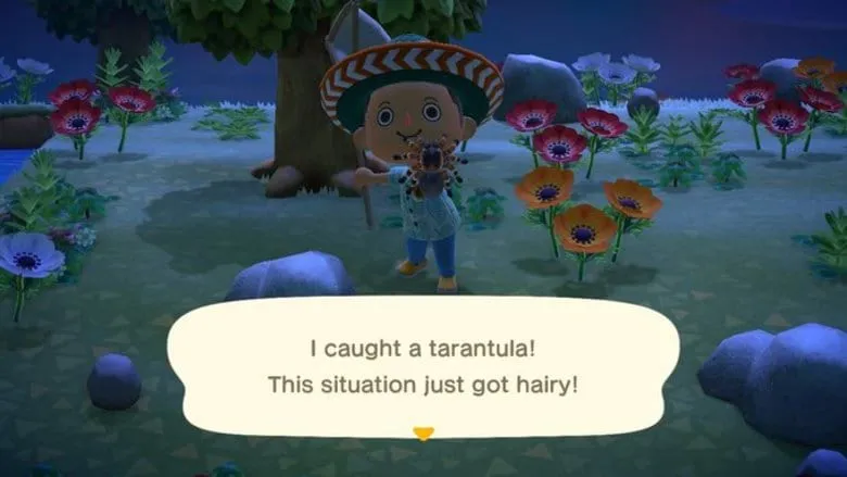 21480 animal crossing tarantula sneaking