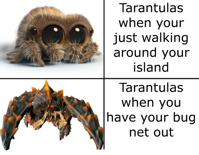 21697 animal crossing tarantula bite